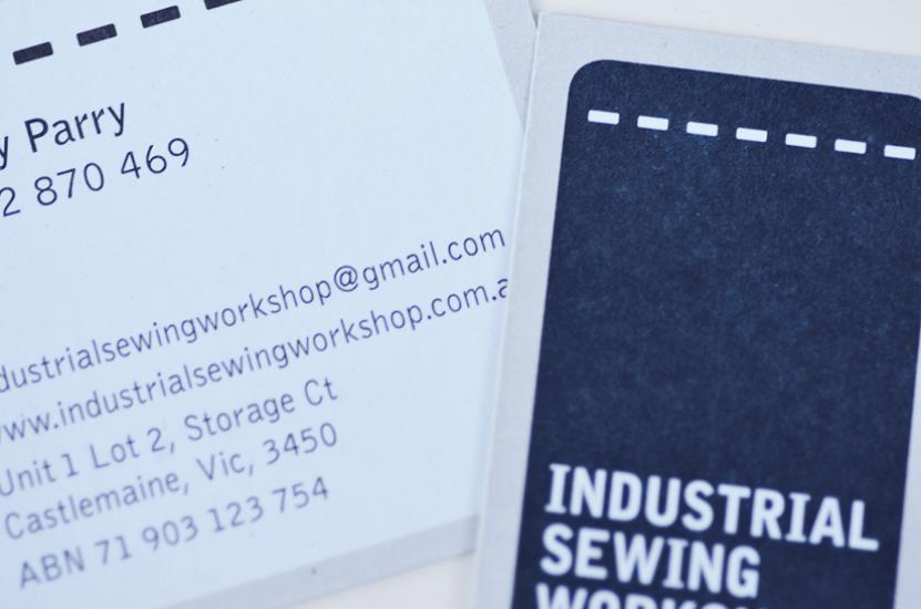 Industrial Sewing Workshop Recycled Business Cards