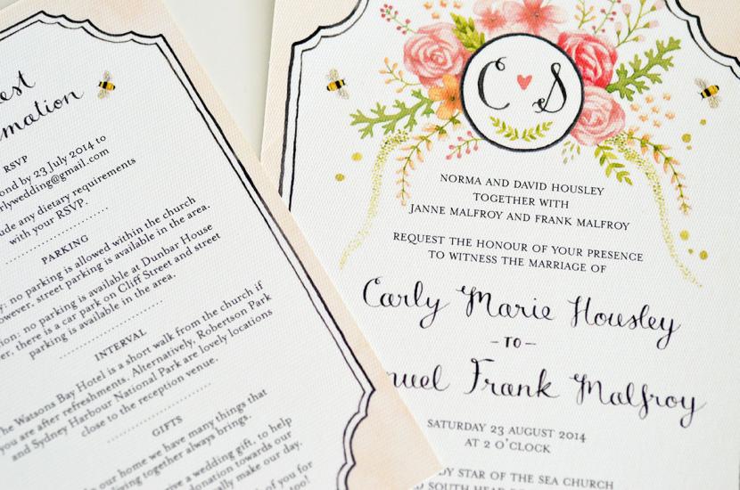 Wedding invites