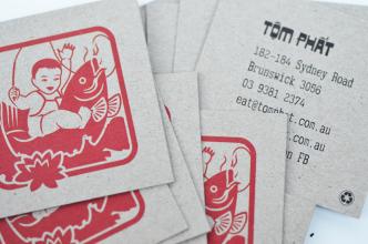 Thom Phat Restaurant Cards