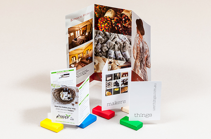 Brochures folded